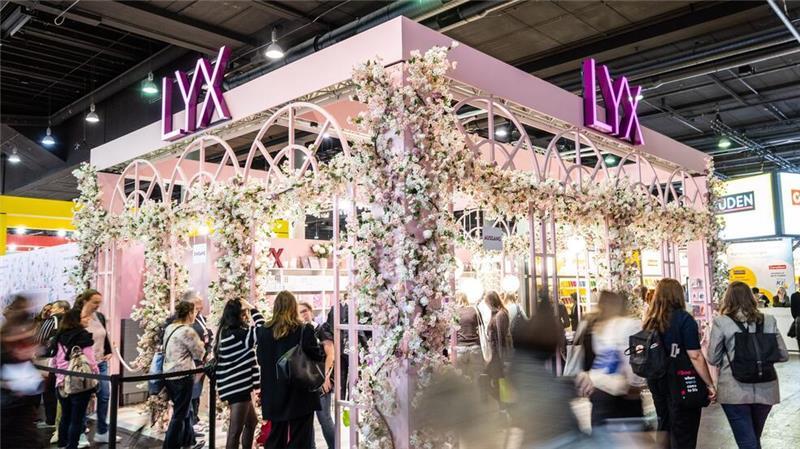 Der Stand des Lyx-Verlags auf der Frankfurter Buchmesse. 