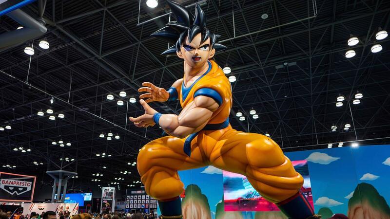 Star-Manga-Zeichner Toriyama gestorben Der Stand von Dragon Ball Z ist während der New York Comic Con.
