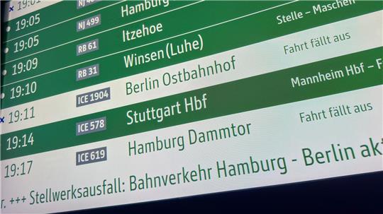 Der Stellwerkausfall bei Lüneburg ist laut Bahn behoben. Der Verkehr zwischen Hamburg und Berlin rollt wieder an.