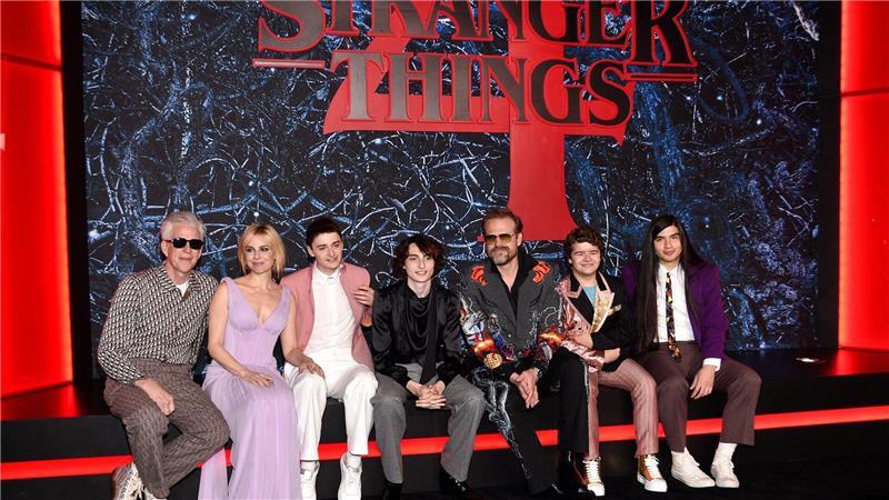 Der „Stranger Things“-Cast kehrt für die fünfte Staffel zurück. (Archivbild)