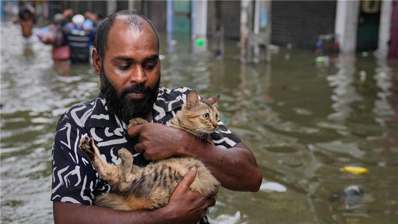 Der Sturm hatte in Teilen des Inselstaats heftige Regenfälle ausgelöst. 