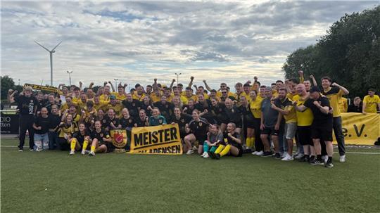 Der TSV Apensen hat sich den Titel in der Landesliga gesichert.
