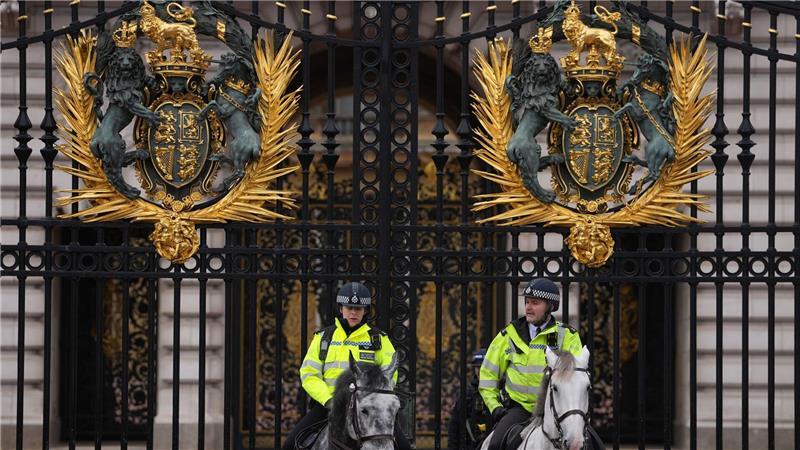 Der Tag nach der vorübergehenden Festnahme vor dem Buckingham Palace.