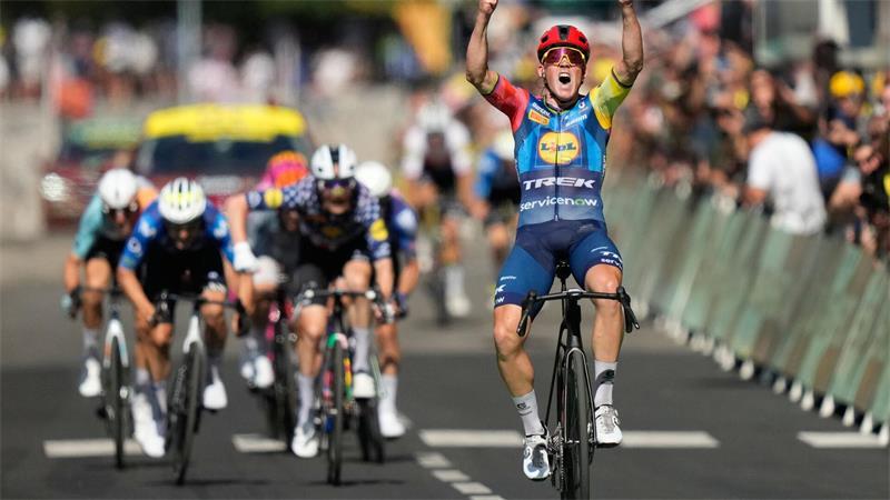 Der Tagessieg in Foix ging an Ex-Weltmeister Mads Pedersen.