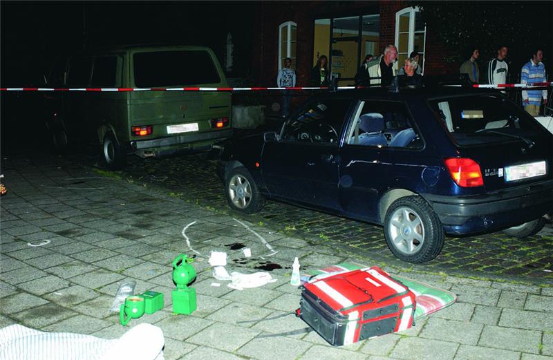 Der Tatort des Amoklaufs von 2005 im Bereich Salzstraße/Hansestraße in Stade. Foto: Archiv/Kordländer