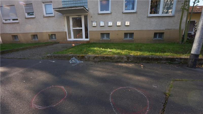 Der Tatort von Bad Nauheim. Zwei Menschen mit Schussverletzungen sind gestorben. 