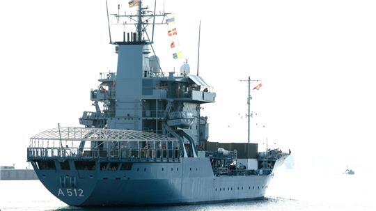 Der Tender „Mosel“ wird die Landeshauptstadt Kiel verlassen. (Archivbild)