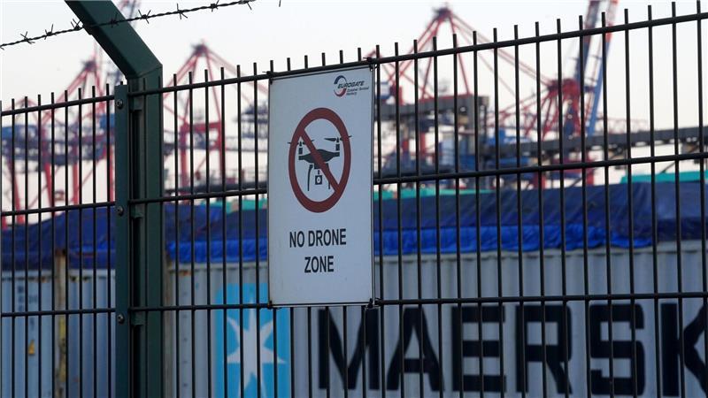 Spionagedrohnen am Hamburger Hafen: Thering will Taskforce Der Terminaltreiber Eurogate verbietet die Nutzung von Drohnen in einem Bereich des Hafens. (Archivbild)