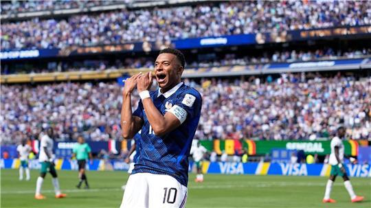 Der Topstar unter den vielen Stars der Franzosen: Kylian Mbappé.