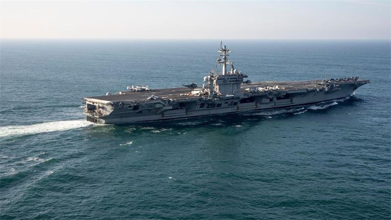 Der US-Flugzeugträger „USS George Washington“ befindet sich aktuell im Nahen Osten. (Archivbild)
