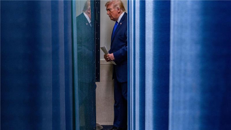 Der US-Präsident war sichtlich bemüht, sich seine Niederlage nicht anmerken zu lassen. 