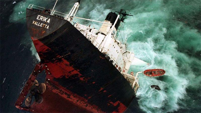Der Untergang der „Erika“ verursachte eine verheerende Ölpest (Archivbild).