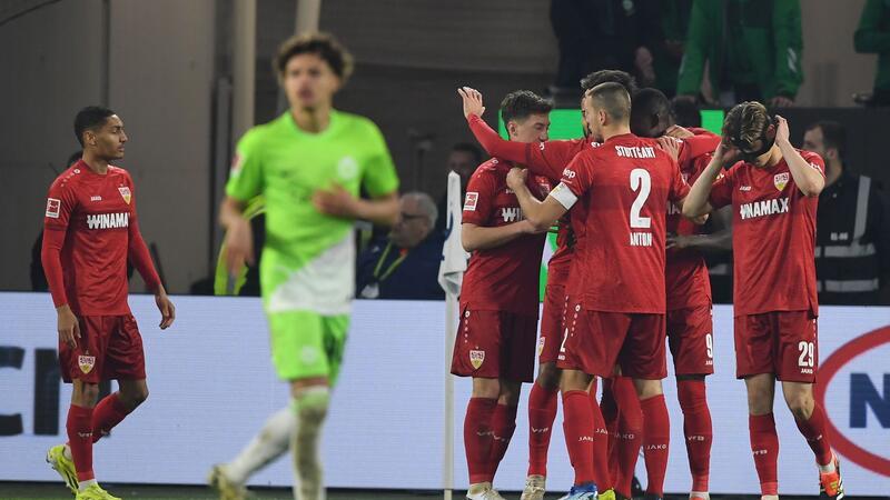 Der VfB Stuttgart kam in Wolfsburg zu einem 3:2-Auswärtserfolg.