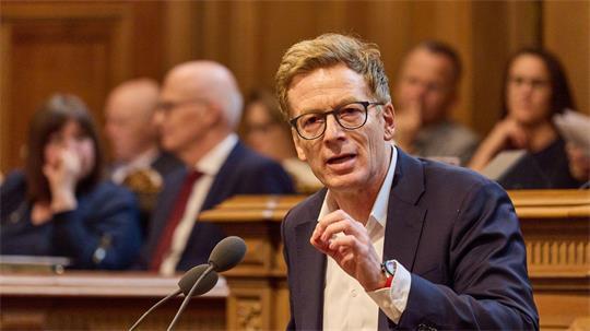 Der Vorsitzende der SPD-Bürgerschaftsfraktion Dirk Kienscherf ist für ein AfD-Verbot. (Archivbild)