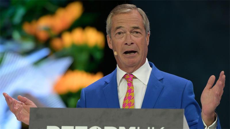 Der Vorsitzende von Reform UK, Nigel Farage, soll den Ermittlern zufolge auch ein mögliches Anschlagsziel gewesen sein. (Archivbild)