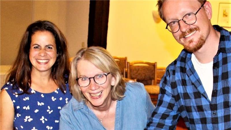 Der Vorstand nach der Vereinsgründung 2022 (von links): Schatzmeisterin Anne Wolff-Meuter, Marita Wings und Christian Kascha.