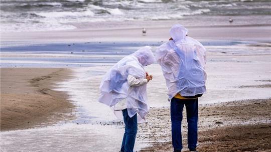 Der Wind an der Nordsee bläst das gesamte Wochenende über. (Symbolbild)