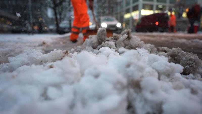 Der Winterdienst ist im Volleinsatz.