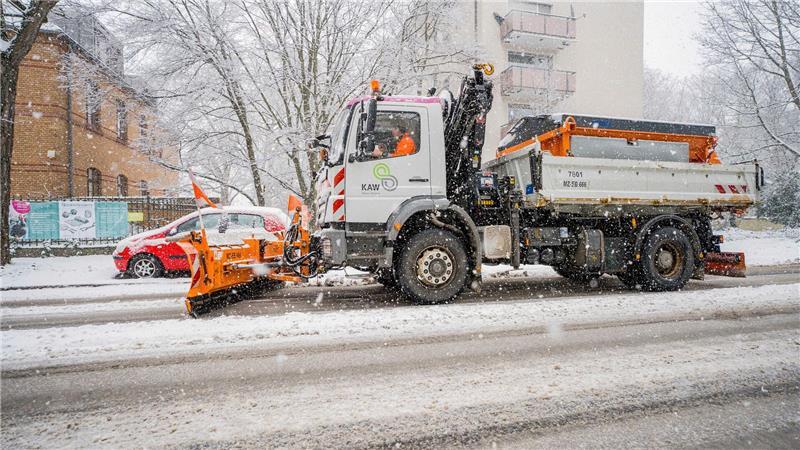 Der Winterdienst war in Rheinland-Pfalz im Dauereinsatz