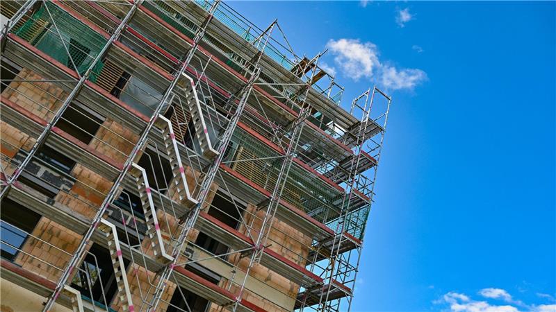 IW-Prognose: Wohnungsbau schrumpft 2025 und 2026 deutlich Der Wohnungsbau in Deutschland steckt in einer tiefen Krise. (Archivbild)