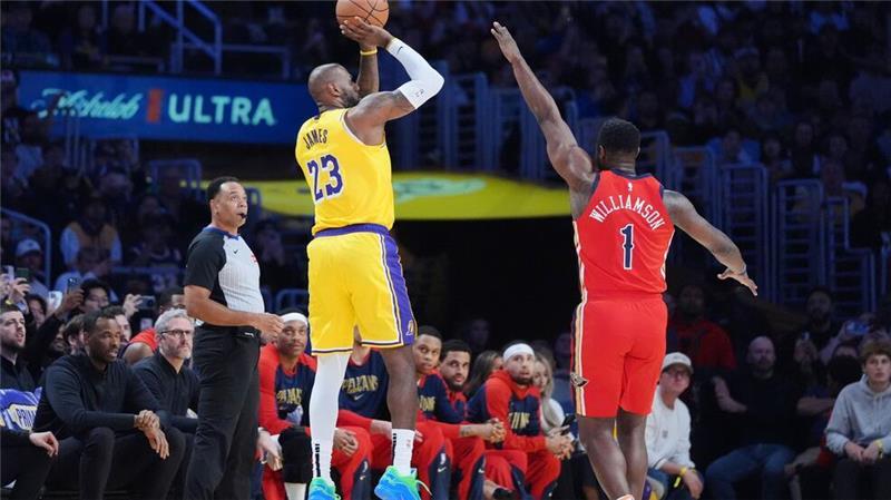 „Eine Menge Punkte“: LeBron James knackt 50.000er-Marke Der Wurf, mit dem LeBron James die Schallmauer von 50 000 Punkten durchbrach.