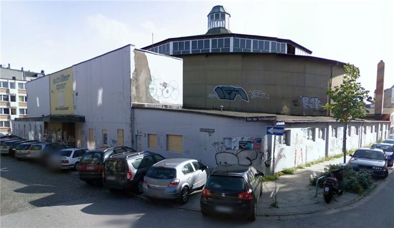 Der Zwölfeck-Bau der Schilleroper. Foto Google Street View