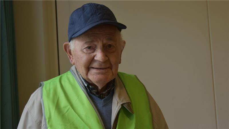 Triathlet oder rüstiger Senior: Warum sie in Harsefeld am Start sind Der älteste Teilnehmer Johann Klintworth.