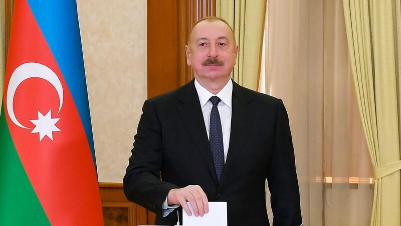 Der amtierende aserbaidschanische Präsident: Ilham Aliyev.