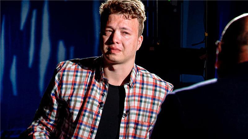 Lukaschenko: Blogger Protassewitsch unser Geheimdienstagent Der belarussische Blogger Roman Protassewitsch soll schon bei seiner Festnahme in einem in Minsk zur Landung gezwungenen Flugzeug für den Geheimdienst seiner Heimat gearbeitet haben. (Archivbild)