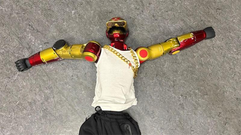 Der beschlagnahmte Roboter. 
