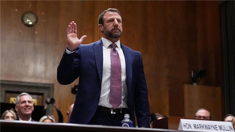 Drei Baustellen warten auf den neuen US-Heimatschutzminister Der bisherige Senator Markwayne Mullin ist als neuer Heimatschutzminister bestätigt worden. (Archivfoto)