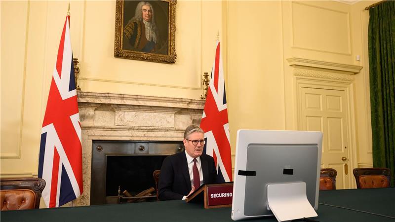 Der britische Premier Keir Starmer möchte eine „Koalition der Willigen“ etablieren.