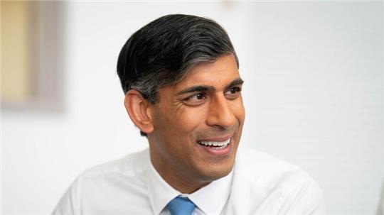 Der britische Premierminister und Parteivorsitzende der Konservativen, Rishi Sunak.
