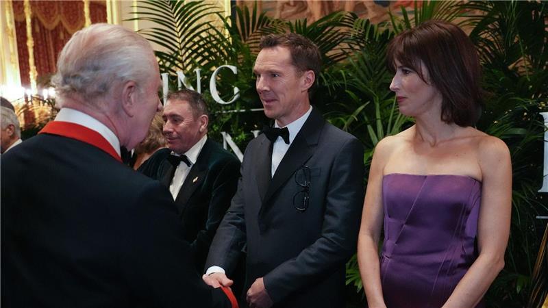 Der britische Schauspieler Benedict Cumberbatch war ebenso auf der Premiere.