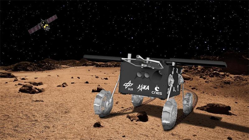 Der deutsch-französische Rover „Idefix“ soll 2029 auf dem Marsmond Phobos landen.