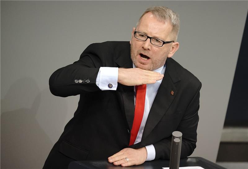 Der ehemalige SPD-Politiker Johannes Kahrs im Bundestag während einer Generaldebatte 2020.