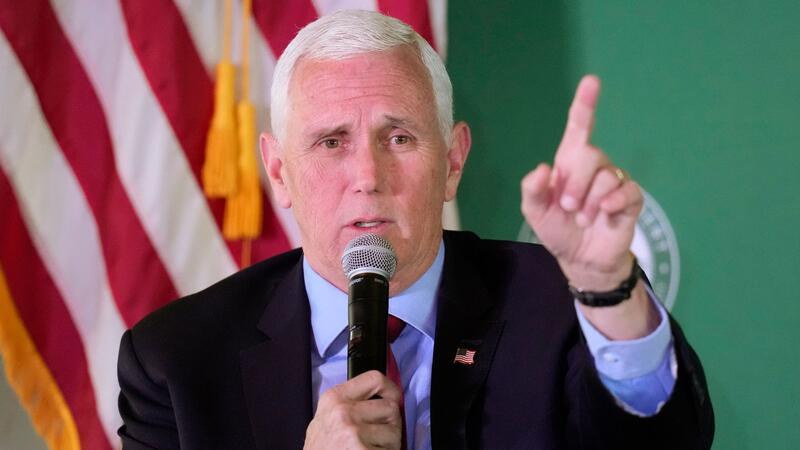 Ex-Vize Pence stellt sich im Wahlkampf nicht hinter Trump Der ehemalige US-Vizepräsident Mike Pence hatte sich auch für die Präsidentschaftskandidatur beworben.