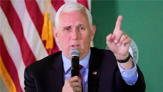 Der ehemalige US-Vizepräsident Mike Pence hatte sich auch für die Präsidentschaftskandidatur beworben.