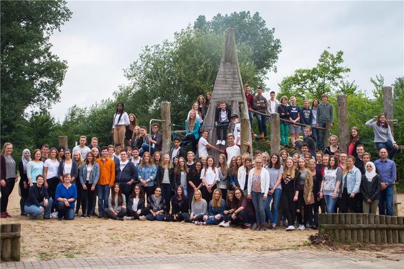 Der erste Oberstufenjahrgang der IGS Stade besteht aus 57 Schülerinnen und 30 Schülern, die zunächst einen Einführungsworkshop in Basdahl-Oese besuchen. Foto Nils Burghardt