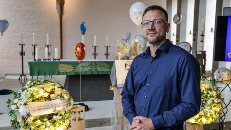 Der evangelische Pastor Simon Laufer war Ansprechpartner in der katholischen St. Michael Kirche in Bremervörde.