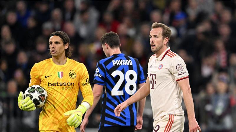 Müllers Joker-Tor reicht nicht - Bayern droht Inter-K.o. Der frühere Bayern-Keeper Yann Sommer stand im Tor von Inter wiederholt im Blickpunkt.