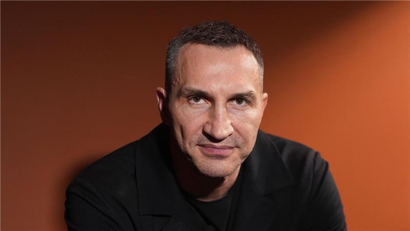 Der frühere Box-Weltmeister Wladimir Klitschko warb auf der OMR um Unterstützung für die Ukraine.