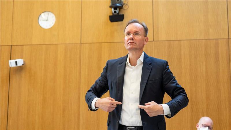 Der frühere Wirecard-Vorstandschef Markus Braun hofft nach wie vor auf einen Freispruch. (Archivbild)