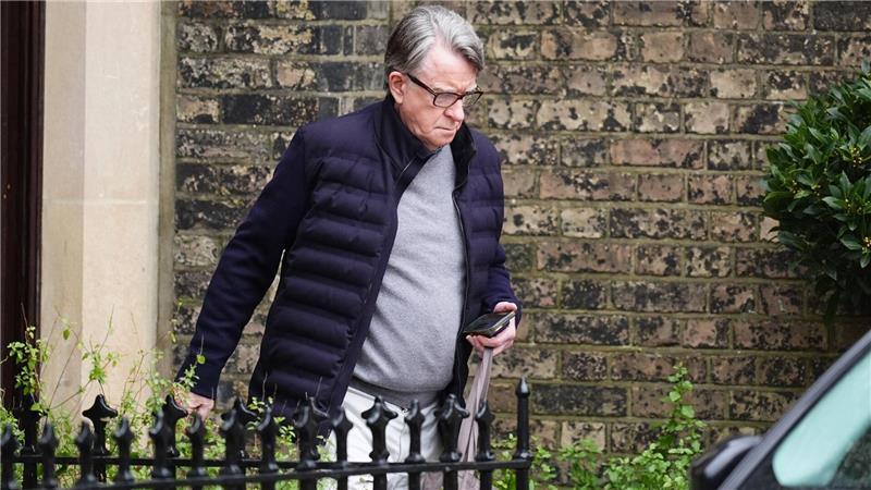 Der frühere britische US-Botschafter Peter Mandelson wurde zeitweise festgenommen. (Archivbild)
