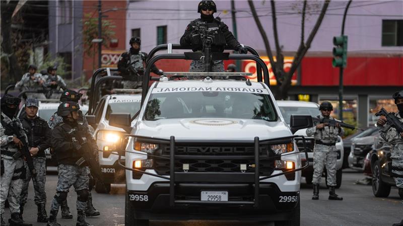 Der getötete Drogenboss wurde nach Mexiko-Stadt gebracht.