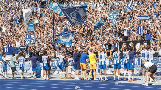 Der gewachsene Teamspirit wird von den Fans goutiert.
