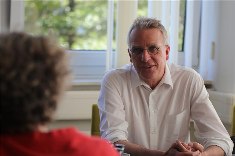 Der grüne Bundestagsabgeordnete Stefan Wenzel im TAGEBLATT-Gespräch. Foto: Klempow