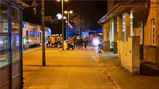 Der in den Bahnhof einfahrende Zugführer sah die Person im Gleisbett, konnte aber den Zug trotz Vollbremsung nicht rechtzeitig zum Stehen bringen. Foto: Lange