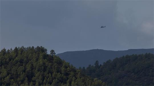 Der in der Gemeinde Segorbe durch einen Blitz ausgelöste Waldbrand ist zwar noch nicht ganz gelöscht, aber unter Kontrolle.
