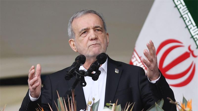 USA: Endphase des Iran-Kriegs beginnt - Teheran droht Der iranische Präsident Massud Peseschkian hat Schwierigkeiten in seinem Land eingeräumt. (Archivbild)